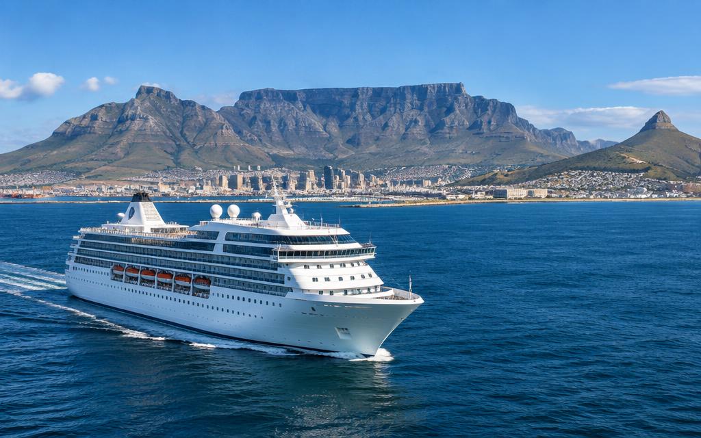 Illustrative cruise vessel for Africa itineraries; not the assigned ship