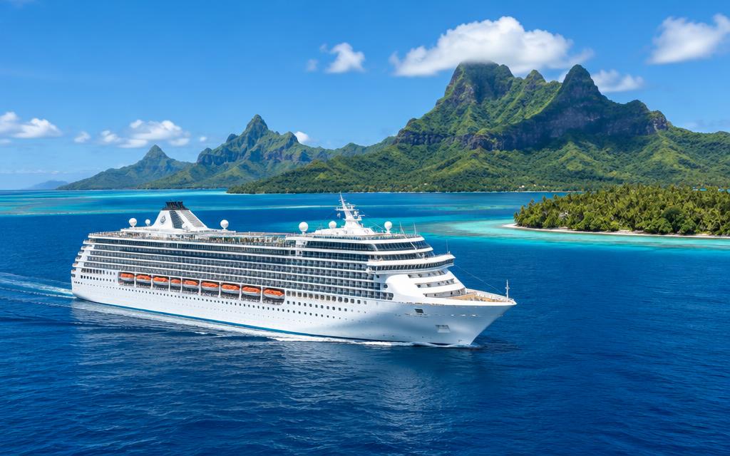 Illustrative cruise vessel for Asia itineraries; not the assigned ship