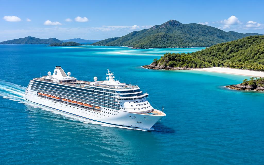 Illustrative cruise vessel for Australia itineraries; not the assigned ship