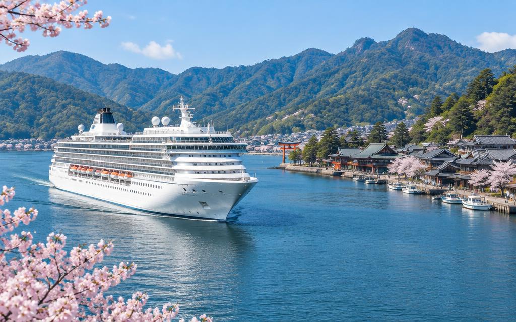Illustrative cruise vessel for Japan itineraries; not the assigned ship