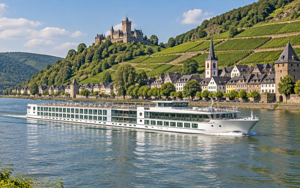 Illustrative cruise vessel for Europe rivers itineraries; not the assigned ship